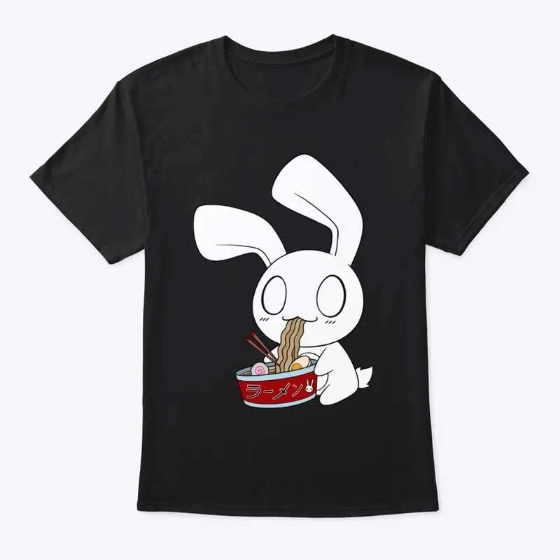 Bunny Eating Ramen